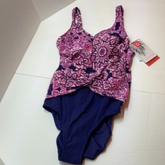 NWT Christina Mandala Printed One Piece swimsuit - Picture 3 of 5